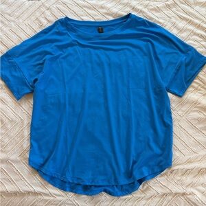 Blue Yoga/Workout Tee